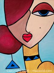 MaxSold Auction: Vintage Signed Acrylic Painting - Pickering (Ontario, Canada) SELLER MANAGED Reseller Online Auction - Old Brock Road