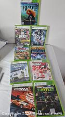 MaxSold Auction: Lot Of Assorted Xbox 360 Games - Riverview (Florida, USA) SELLER MANAGED Downsizing Online Auction - Holly Heath Drive