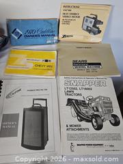 MaxSold Auction: Lot Of Vintage Manuals - Riverview (Florida, USA) SELLER MANAGED Downsizing Online Auction - Holly Heath Drive