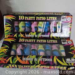 MaxSold Auction: Vtg Parrot Blow Mold String Lights - Riverview (Florida, USA) SELLER MANAGED Downsizing Online Auction - Holly Heath Drive