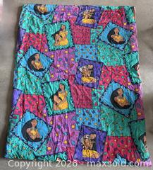 MaxSold Auction: Vintage 1990s Disney Princess Pocahontas Reversible Queen Sized Comforter Blanket - Los Gatos (California, USA) SELLER MANAGED Estate Sale Online Auction - East Main Street