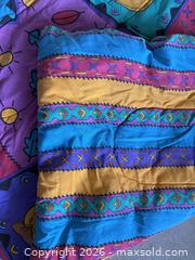 MaxSold Auction: Vintage 1990s Disney Princess Pocahontas Reversible Queen Sized Comforter Blanket - Los Gatos (California, USA) SELLER MANAGED Estate Sale Online Auction - East Main Street