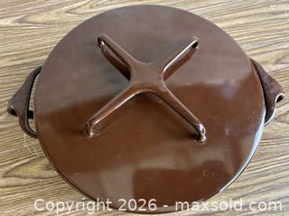 MaxSold Auction: Vintage Dansk Kobenstyle Enamelware 2 Quart Casserole Pot with Trivet Lid Designed by Jens Quistgaard - Los Gatos (California, USA) SELLER MANAGED Estate Sale Online Auction - East Main Street