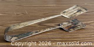 MaxSold Auction: Vintage EPNS Sheffield Silver Plated Slotted Serving Tongs - Los Gatos (California, USA) SELLER MANAGED Estate Sale Online Auction - East Main Street