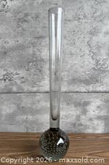 MaxSold Auction: Vintage Hand Blown Gray Bubble Glass Bud Vase  - Los Gatos (California, USA) SELLER MANAGED Estate Sale Online Auction - East Main Street