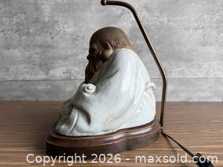 MaxSold Auction: Vintage LJ Japan Large Ceramic Japanese Monk Mud Man Lamp  - Los Gatos (California, USA) SELLER MANAGED Estate Sale Online Auction - East Main Street