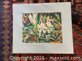MaxSold Auction: An Original Micheal Zarowski Oil Pastel Painting. - Oro-Medonte (Ontario, Canada) SELLER MANAGED Downsizing Online Auction - Line 7 South