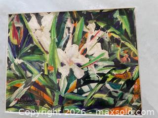 MaxSold Auction: An Original Micheal Zarowski Oil Pastel Painting. - Oro-Medonte (Ontario, Canada) SELLER MANAGED Downsizing Online Auction - Line 7 South