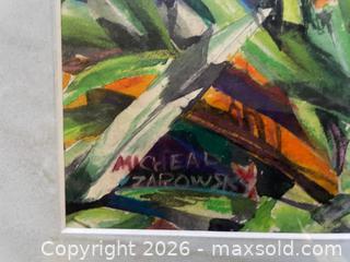 MaxSold Auction: An Original Micheal Zarowski Oil Pastel Painting. - Oro-Medonte (Ontario, Canada) SELLER MANAGED Downsizing Online Auction - Line 7 South