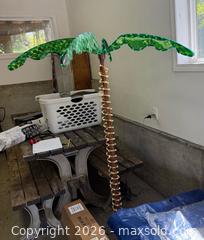 MaxSold Auction: 2 LED palm trees - North Cowichan (British Columbia, Canada) SELLER MANAGED Moving Online Auction - Maple Bay Road
