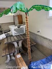 MaxSold Auction: 2 LED palm trees - North Cowichan (British Columbia, Canada) SELLER MANAGED Moving Online Auction - Maple Bay Road