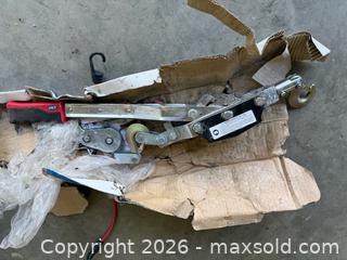MaxSold Auction: 4 ton hand cable puller  - North Cowichan (British Columbia, Canada) SELLER MANAGED Moving Online Auction - Maple Bay Road