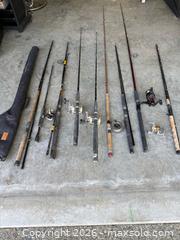 MaxSold Auction: Assorted fishing rods - North Cowichan (British Columbia, Canada) SELLER MANAGED Moving Online Auction - Maple Bay Road