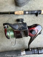 MaxSold Auction: Assorted fishing rods - North Cowichan (British Columbia, Canada) SELLER MANAGED Moving Online Auction - Maple Bay Road