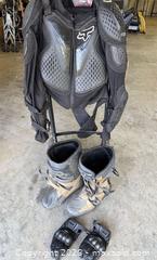 MaxSold Auction: chest protector with elbows, motor cross boots and gloves - North Cowichan (British Columbia, Canada) SELLER MANAGED Moving Online Auction - Maple Bay Road