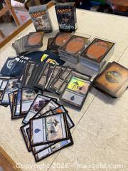 MaxSold Auction: Magic cards lot - North Cowichan (British Columbia, Canada) SELLER MANAGED Moving Online Auction - Maple Bay Road