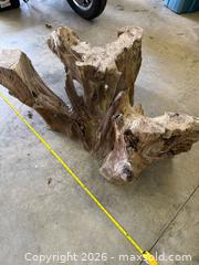 MaxSold Auction: Tree root coffee table base  - North Cowichan (British Columbia, Canada) SELLER MANAGED Moving Online Auction - Maple Bay Road