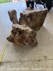 MaxSold Auction: Tree root coffee table base  - North Cowichan (British Columbia, Canada) SELLER MANAGED Moving Online Auction - Maple Bay Road