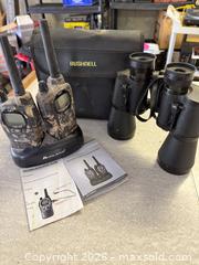 MaxSold Auction: Walkie talkies and binoculars  - North Cowichan (British Columbia, Canada) SELLER MANAGED Moving Online Auction - Maple Bay Road