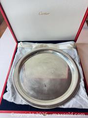MaxSold Auction: Cartier Pewter Serving Tray / Charger, Medium 10–14 in - San Jose (California, USA) PARTNER MANAGED Estate Sale Online Auction - East Humboldt Street