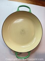 MaxSold Auction: Le Creuset 32 cm Enameled Cast Iron Dutch Oven - Blue/Green - San Jose (California, USA) PARTNER MANAGED Estate Sale Online Auction - East Humboldt Street
