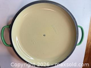 MaxSold Auction: Le Creuset 32 cm Enameled Cast Iron Dutch Oven - Blue/Green - San Jose (California, USA) PARTNER MANAGED Estate Sale Online Auction - East Humboldt Street