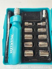MaxSold Auction: Makita 15-Piece Driver Bit & Socket Set with Case - San Jose (California, USA) PARTNER MANAGED Estate Sale Online Auction - East Humboldt Street