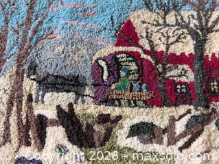MaxSold Auction: 1960s Large Rug Hooking - Ottawa (Ontario, Canada) SELLER MANAGED Downsizing Online Auction - Kingsford Court
