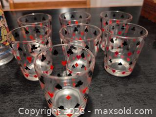 MaxSold Auction: 1960s Schwartz Mustard glasses & McDonald's Walt Disney Snow White glass  - Ottawa (Ontario, Canada) SELLER MANAGED Downsizing Online Auction - Kingsford Court