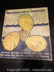 MaxSold Auction: Vintage Michigan brass propeller  - Ottawa (Ontario, Canada) SELLER MANAGED Downsizing Online Auction - Kingsford Court