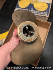 MaxSold Auction: Vintage Michigan brass propeller  - Ottawa (Ontario, Canada) SELLER MANAGED Downsizing Online Auction - Kingsford Court