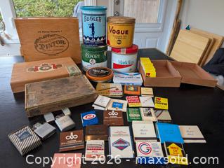 MaxSold Auction: Vintage tobacciana lot - Ottawa (Ontario, Canada) SELLER MANAGED Downsizing Online Auction - Kingsford Court