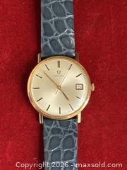 MaxSold Auction: superb vintage men's 18k SOLID GOLD OMEGA watch  - Mississauga (Ontario, Canada) SELLER MANAGED Downsizing Online Auction - Summerville Court (STORAGE)