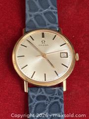 MaxSold Auction: superb vintage men's 18k SOLID GOLD OMEGA watch  - Mississauga (Ontario, Canada) SELLER MANAGED Downsizing Online Auction - Summerville Court (STORAGE)