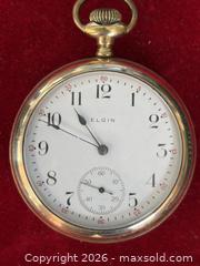 MaxSold Auction: vintage Elgin Pocket watch  - Mississauga (Ontario, Canada) SELLER MANAGED Downsizing Online Auction - Summerville Court (STORAGE)