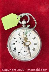 MaxSold Auction: vintage Sterling silver pocket watch Made In England  - Mississauga (Ontario, Canada) SELLER MANAGED Downsizing Online Auction - Summerville Court (STORAGE)