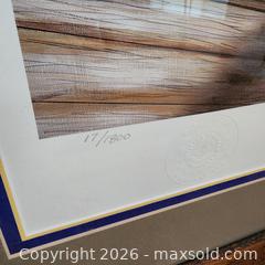 MaxSold Auction: Framed Harley-Davidson Signed Print By Scott Jacob - 17/1800 - Roseville (California, USA) PARTNER MANAGED Moving Online Auction - Jennifer Circle