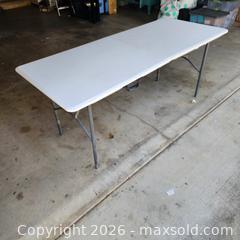 MaxSold Auction: Large Folding Table - Roseville (California, USA) PARTNER MANAGED Moving Online Auction - Jennifer Circle