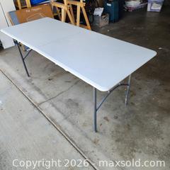 MaxSold Auction: Large Folding Table - Roseville (California, USA) PARTNER MANAGED Moving Online Auction - Jennifer Circle