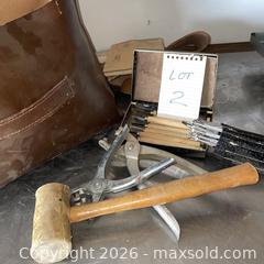 MaxSold Auction: Leather Working Kit / Specialty Tools, Mallets & Asstd Hand Tools - Roseville (California, USA) PARTNER MANAGED Moving Online Auction - Jennifer Circle