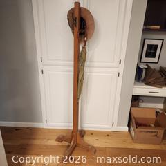 MaxSold Auction: Solid Wooden Hat Rack - Roseville (California, USA) PARTNER MANAGED Moving Online Auction - Jennifer Circle