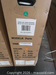 MaxSold Auction: Daymak Paris Deluxe - 500W 48V Low-Step E-Bike w/Pedal Assist - Orange - New In Box (79) - Toronto (Ontario, Canada) SELLER MANAGED Reseller Online Auction - Curity Avenue