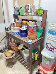 MaxSold Auction: Potting Bench C - Lower Macungie Township (Pennsylvania, USA) PARTNER MANAGED Downsizing Online Auction - Grandy Court