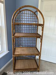 MaxSold Auction: Rattan Shelf B - Lower Macungie Township (Pennsylvania, USA) PARTNER MANAGED Downsizing Online Auction - Grandy Court