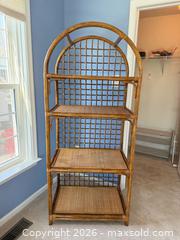 MaxSold Auction: Rattan Shelf B - Lower Macungie Township (Pennsylvania, USA) PARTNER MANAGED Downsizing Online Auction - Grandy Court