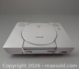 MaxSold Auction: Sony PlayStation 1 Console - with attachments no controllers  - Ogden (New York, USA) SELLER MANAGED Downsizing Online Auction - West Avenue