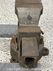 MaxSold Auction: Large Vintage Bench Vise - Campbell (California, USA) PARTNER MANAGED Estate Sale Online Auction - Dell Avenue