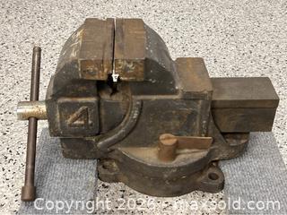 MaxSold Auction: Large Vintage Bench Vise - Campbell (California, USA) PARTNER MANAGED Estate Sale Online Auction - Dell Avenue