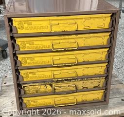 MaxSold Auction: Older Mechanics Choice Hardware Cabinet - Campbell (California, USA) PARTNER MANAGED Estate Sale Online Auction - Dell Avenue