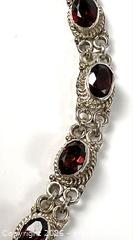 MaxSold Auction: Sterling Silver Bracelet with Colored Stones - Campbell (California, USA) PARTNER MANAGED Estate Sale Online Auction - Dell Avenue